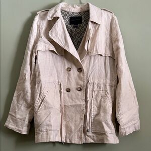 Sanctuary 100% Linen Field Jacket Size L